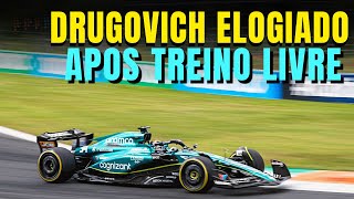 FELIPE DRUGOVICH IMPRESSIONA E É ELOGIADO APÓS TREINO LIVRE  GP DA ITALIA [upl. by Hamitaf]