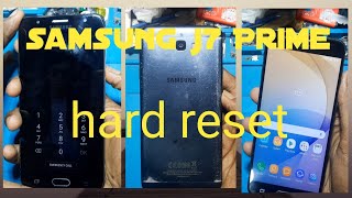 Samsung j7 Prime hard reset pattern password remove [upl. by Marybelle]