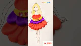 Diy Barbie doll idea shortvideo shorts [upl. by Ainotal]