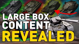 LARGE BOX CONTENT REVEALED in World of Tanks [upl. by Howlan]