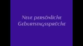 Geburtstagsspruch [upl. by Lori]