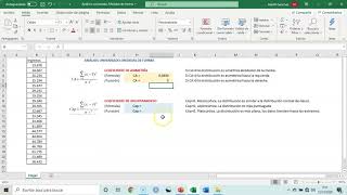 Medidas de forma en Excel coeficiente de asimetría y curtosis [upl. by Ezaria]