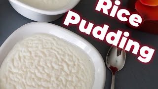 Rice Pudding  Roz bel labn  Ruz bil laban easy Rice Pudding recipe [upl. by Aleece550]