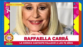 ¡De último minuto Fallece Raffaella Carrá  Sale el Sol [upl. by Sethrida]