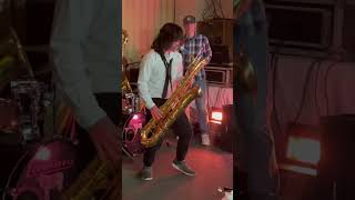 When the bari sax has other plans… brasshouse sax [upl. by Zile199]