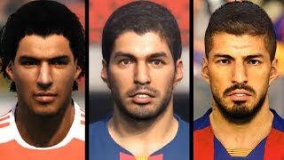 Luis Suarez evolution from PES 6 to PES 2020 [upl. by Alahs]