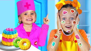 Maya and Mary learn good habits and healthy eating  kids songs [upl. by Renee]