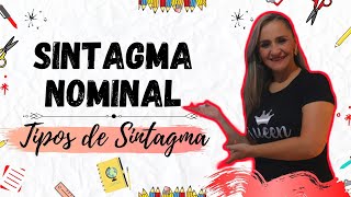 SINTAGMA NOMINAL ESTRUCTURA 😍 TIPOS DE SINTAGMAS  SINTAXIS [upl. by Rorry856]