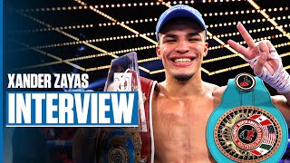 Xander Zayas Reflects on Childhood Dream  Headlining MSG  POSTFIGHT INTERVIEW [upl. by Ydnam714]