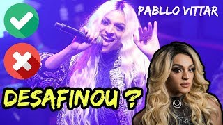 PABLLO VITTAR atingindo o AGUDO de quotINDESTRUTÍVELquot ESTÚDIO vs AO VIVO [upl. by Norm]