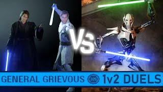 General Grievous 1v2 Duels Compilation  Star Wars Battlefront II [upl. by Telford391]