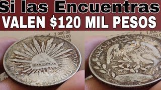 TIENES DE ESTA MONEDAS VALEN MUCHO DINERO monedas antiguas mexicanas [upl. by Hplar]