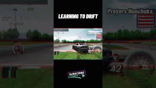 Day 2 Learning to DriftNo haNdbrake No clutch THRUSTMASTERofficial T150 with two pedals [upl. by Nylirak]