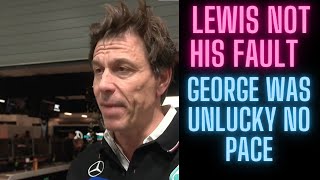 TOTO Wolff interview Las vegas GP race 2023 shockingf1 totowolff formula1 lewishamilton [upl. by Ezechiel]