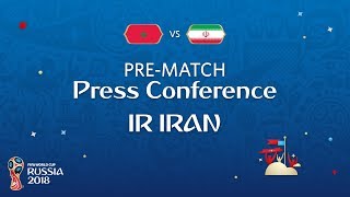 FIFA World Cup™ 2018 Morocco  IR Iran IR Iran PreMatch Press Conference [upl. by Aramahs632]