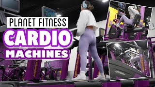 TRYING ALL CARDIO MACHINES AT PLANET FITNESS [upl. by Nimsay]