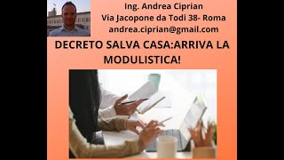 Decreto Salva Casa Finalmente Arriva la Modulistica [upl. by Ocir]