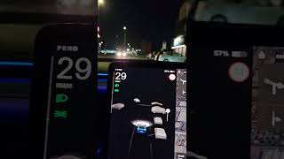 Improved Autopilot Visualizations Tesla Model 3 LR AB 21 Intel Atom V12 2024146 Italy tesla [upl. by Bab]