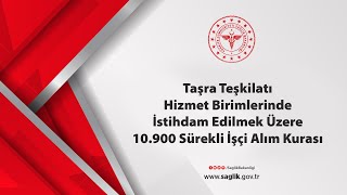 TC Sağlık Bakanlığı 10900 Sürekli İşçi Alımı Kurası 2 Gün 26042023 [upl. by Francie]