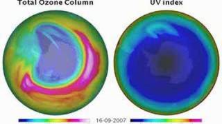 Ozone hole 2007 [upl. by Farl]