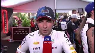 Sergio Perez Post Race Interview  Singapore GP 2024 [upl. by Emily467]