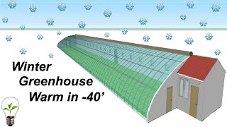 Ultimate Winter Greenhouse for 40 [upl. by Dinse]