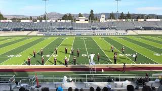 Woodside High School Marching Band competition at Napa High School 1192024 [upl. by Pownall863]