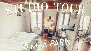 Paris appartment tour  18 m² dans le Marais [upl. by Bernie489]