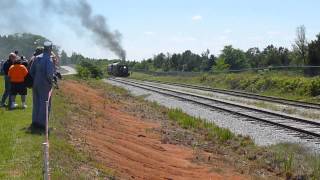 Steam train in Winnsboro SC [upl. by Seeto]