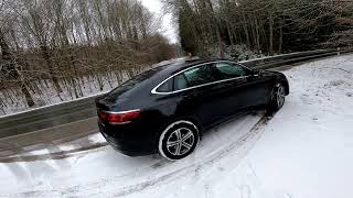 Winter Day in Germany Driving through a 2023 Mercedes Benz GLC Coupe [upl. by Yearwood51]