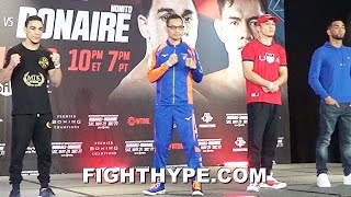 NORDINE OUBAALI VS NONITO DONAIRE FULL FINAL PRESS CONFERENCE amp FACE OFFS [upl. by Drummond]