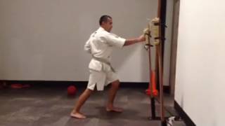 Makiwara Training Machida Karate Academy  Manhattan Beach Traditional KarateDo [upl. by Alle306]