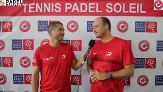 Fabrice Pastor  Les Championnats dEurope de padel 2020 à Monaco [upl. by Lilah417]