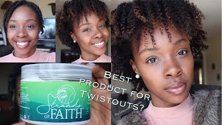 Best Twisting Butter for Type 4 Natural Hair Twistout ft Strands of Faith Holy Grail Collection [upl. by Zedecrem]