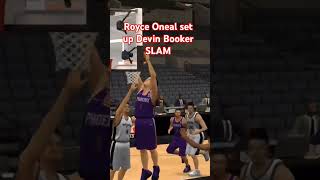 Royce ONeal set up Devin Booker for a slambasketball highlights slumdunk shorts [upl. by Yelich]