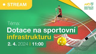 Dotace na sportovní infrastrukturu [upl. by Dutch]