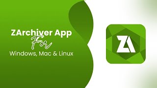 ZArchiver for PC Easy Installation Guide for Windows MAC and Linux [upl. by Nivak]