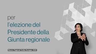 Elezioni Regionali EmiliaRomagna  26 gennaio 2020  Come si vota [upl. by Briant]