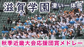 『滋賀學園アルプス野球応援メドレー』応援団賞でしょ淒い一體感 大阪桐蔭戦 秋季近畿大会 [upl. by Christina563]