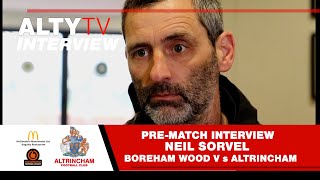 PreMatch Interview  Neil Sorvel  Boreham Wood Vs Altrincham  March 2024 [upl. by Kelby]