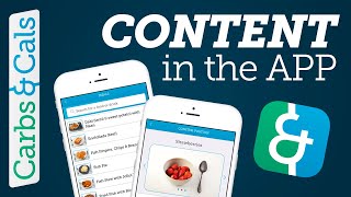 What CONTENT would you like in the Carbs amp Cals App [upl. by Anert802]