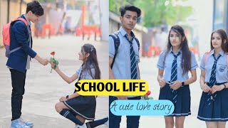 School life 🏫🥰📚 A cute love story schoollife school mryashu0985 [upl. by Tillion]