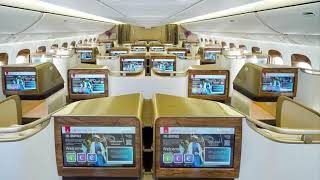 Emirates new retrofitted B777 ￼ premium economy business class and economy [upl. by Ilera]