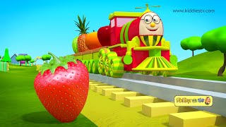 Humpty the Train on a Fruits Ride  हम्प्टी ट्रैन और उसके फल दोस्तों से मिलिए  Kiddiestv Hindi [upl. by Azilef]