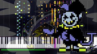 델타룬DELTARUNE quot회전하는 세계The World Revolvingquot MIDI synthesia [upl. by Soble799]