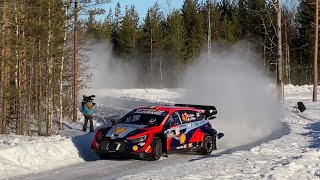 WRC Rally Sweden 2023  Stage 11  Sävar [upl. by Shirlene]