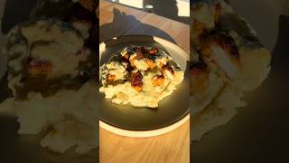 blackened chicken bites with parmesan mashed potatoes  recipe ➡️ kennascookscom [upl. by Romain]