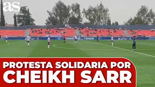 Así ha sido la PROTESTA del RAYO MAJADAHONA y PONFERRADINA por la sanción a SARR [upl. by Enimassej96]