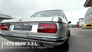 1975 BMW 33 L E3 Exhaust Sound [upl. by Mila100]