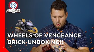 Unboxing a Wheel of Vengeance Heroclix Brick [upl. by Careaga]